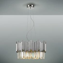 Colgante TIARA Cromo - Schuller. Bombilla LED G9