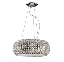 Lampara Diamond Schuller - Abalorios cristal - 54cm LED