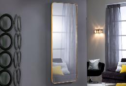 Espejo ORIO Rectangular Oro - Schuller -  180x65 cm