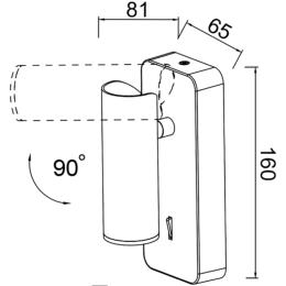 Aplique interior NOTTE Mantra - Bombilla Led