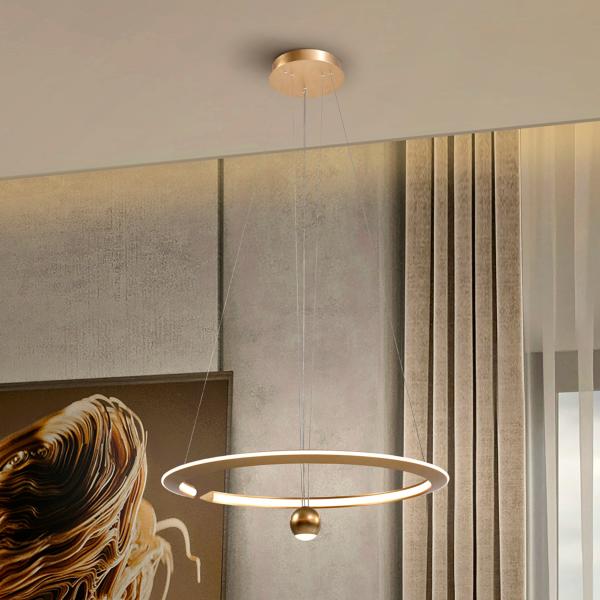 ORANE- LAMPARA DORADA D60 - SCHULLER