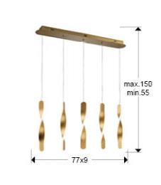 TWIST LAMPARA 5L ORO - SCHULLER