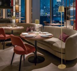 Sobremesa Sunset Oro Mate Alemar Bateria - Iluminación LED