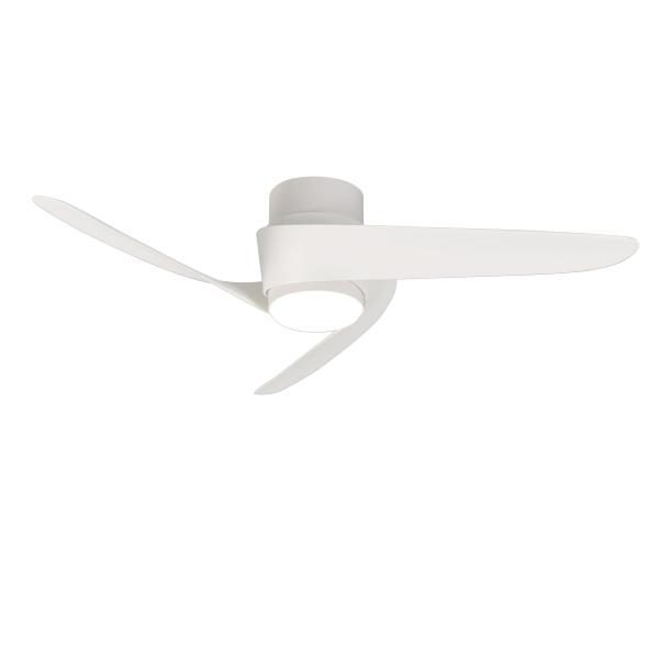 Ventilador Island Mantra - Blanco Motor DC Luz LED Ø102cm.