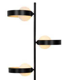 Lampara de pie Arianna negro y oro Alemar - Bombilla G9 