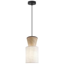 Colgante 1L AOSTA lino tostado 1 x 60w e-27 - ALEMAR