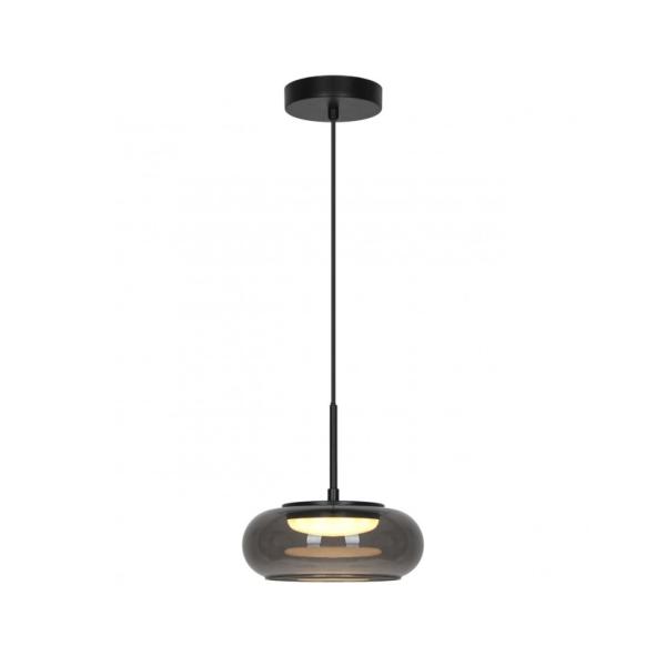 Colgante CITÉ negro-fume led 9w 500lm 3000k - ALEMAR