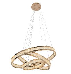 LORIAN- LAMPARA 3 AROS DORADO BRILLO - SCHULLER