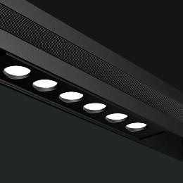 Foco proyector multipunto imantado MAGNETO 48V Mantra - Negro 12W