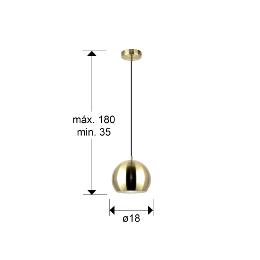 OLENA LAMPARA 1L -LATON - ILUMINACION i3 By SCHULLER