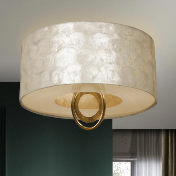 PLAFON ·EDEN· ORO Ø40 3L - SCHULLER