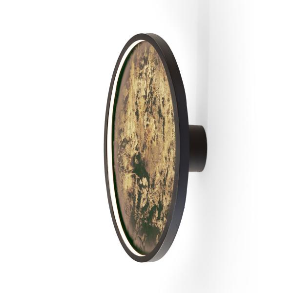 STONE  APLIQUE/PLAFON LED CCT- NEGRO D60 - SCHULLER