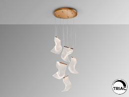 VELOS LAMPARA 5L ORO ROSA - SCHULLER