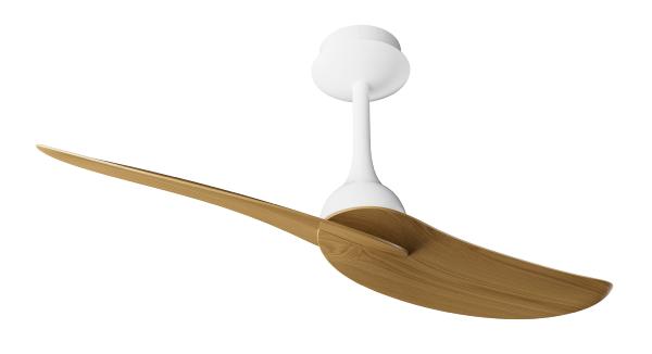 Ventilador IPANEMA II Blanco Madera Mantra - Motor DC Ø106cm.