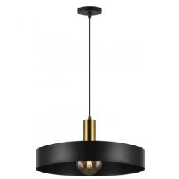 Colgante UMA Negro y latón - ALEMAR