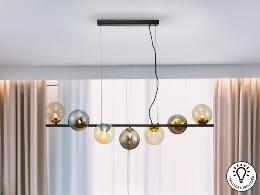 INOA-LAMPARA 7L NEGRO-SMOKE-AMBAR - SCHULLER