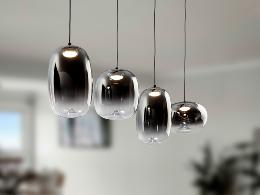 ONICE- LAMPARA 4L NEGRO-SMOKE - SCHULLER