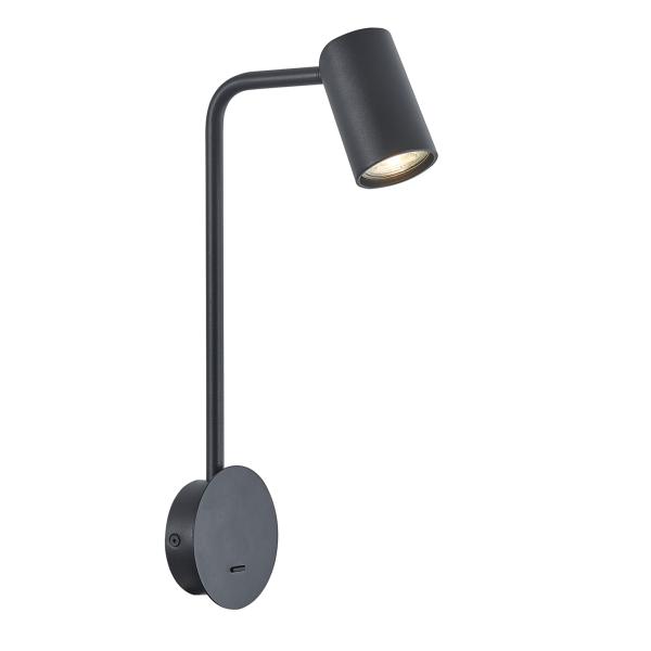 Aplique interior SAL Negro Mantra - Bombilla Led