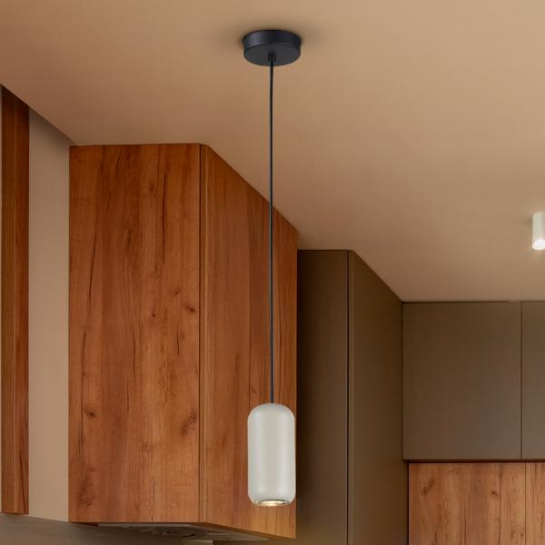 NIMES LAMPARA 1L NEGRO-GRIS - ILUMINACION i3 By SCHULLER