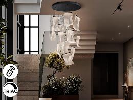 VELOS LAMPARA 13L NEGRO DIMABLE - SCHULLER