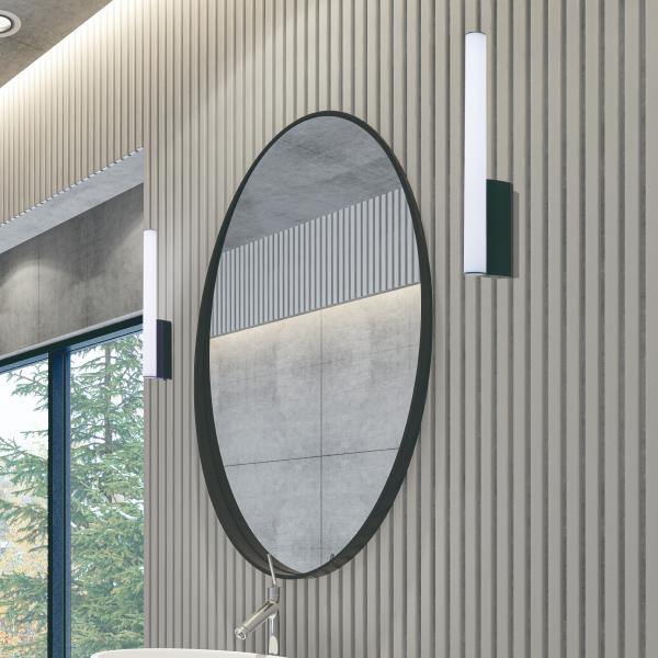 Aplique interior ANTIGA vertical Negro Mantra - Luz Led