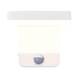 Aplique exterior Cooper Blanco Mantra - Sensor Luz LED