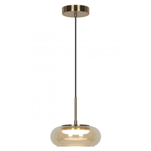 Colgante CITÉ oro-ambar led 9w 500lm 3000k - ALEMAR
