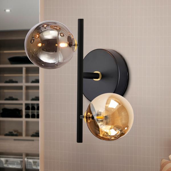 DARK-APLIQUE 2L NEGRO-LATON - SCHULLER