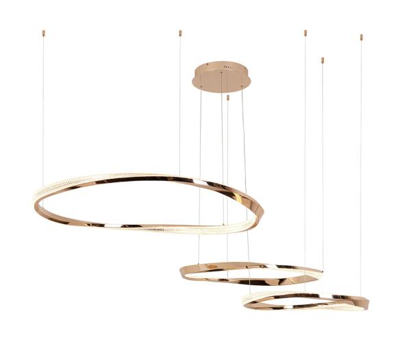 ORBITAS-LAMPARA 3 AROS ORO - SCHULLER