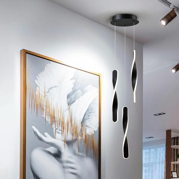 TWIST LAMPARA 3L NEGRO - SCHULLER