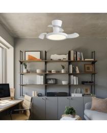 Ventilador Tombet Blanco - Motor DC. luz LED. Ø30-71CM.