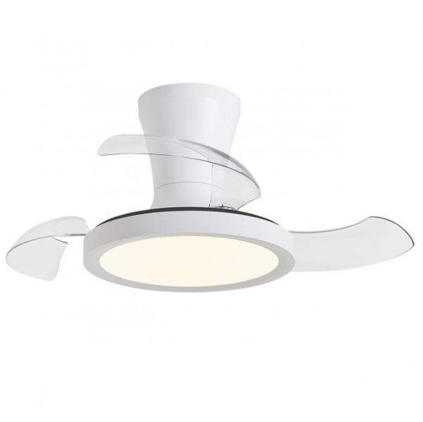 Ventilador Tombet Blanco - Motor DC. luz LED. Ø30-71CM.