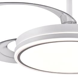 Ventilador STELLA XL Blanco P&B - Motor DC Ø50-122cm Luz LED