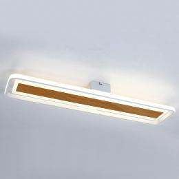 Plafon led VOLANO madera-blco led 80w 6232lm 4000k- 80*18cm - ALEMAR