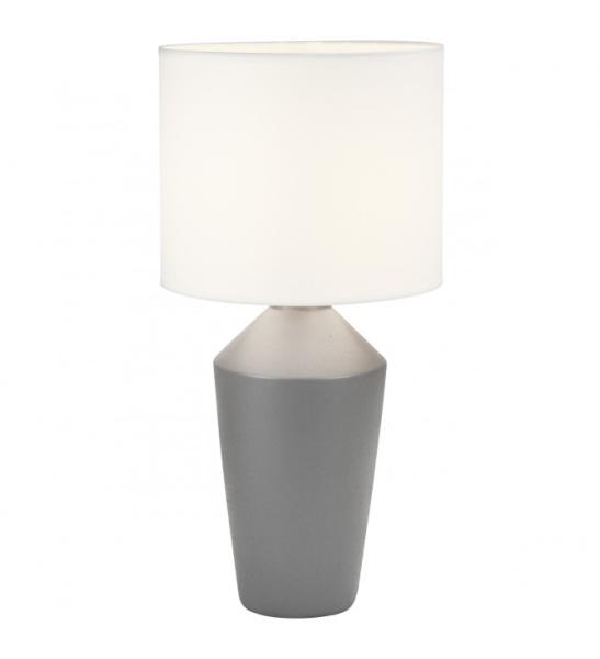 Sobremesa Barron Gris Alemar - Pantalla Textil - 52x25cm