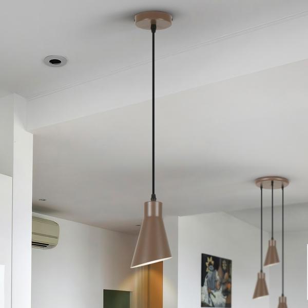 i3-BERA- LAMPARA 1L -MARRON - ILUMINACION i3 By SCHULLER