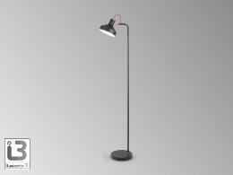 IRIAS PIE SALON 1L NEGRO-COBRE - ILUMINACION i3 By SCHULLER