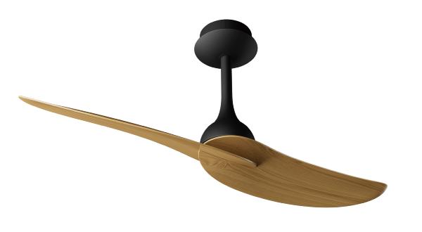 Ventilador IPANEMA II Negro Madera Mantra - Motor DC Ø106cm.