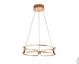 Lampara Colette Schuller - Oro rosa 47cm Ø. LED