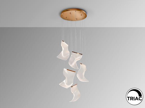 VELOS LAMPARA 5L ORO ROSA - SCHULLER