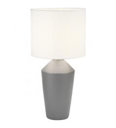 Sobremesa Barron Gris Alemar - Pantalla Textil - 52x25cm