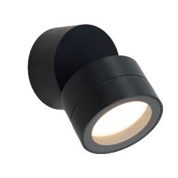 Aplique / Plafon exterior Saler Negro - 1 luz Mantra
