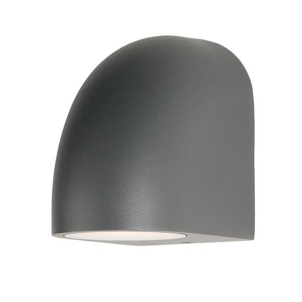 Aplique exterior Baldy Gris Oscuro - 1 luz Mantra