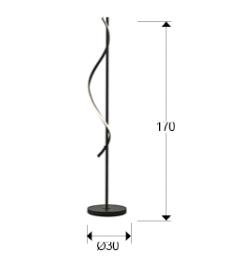 BOA -PIE SALON NEGRO - SCHULLER