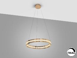 LORIAN- LAMPARA 1 ARO DORADO BRILLO - SCHULLER