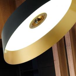 Lampara colgante VERTIGO Negro- Schuller - Luz LED