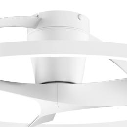 Ventilador Nepal II Mantra - Blanco Motor DC Luz LED Ø75cm.