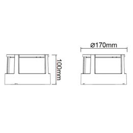 Aplique exterior CREEK Blanco Mantra - Luz LED