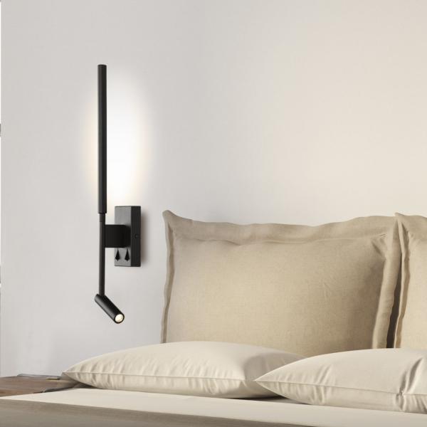 Aplique con lector TORCH Mantra - negro