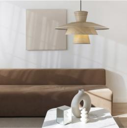 Colgante BARI saco marron 1 x 60w e-27 - ALEMAR